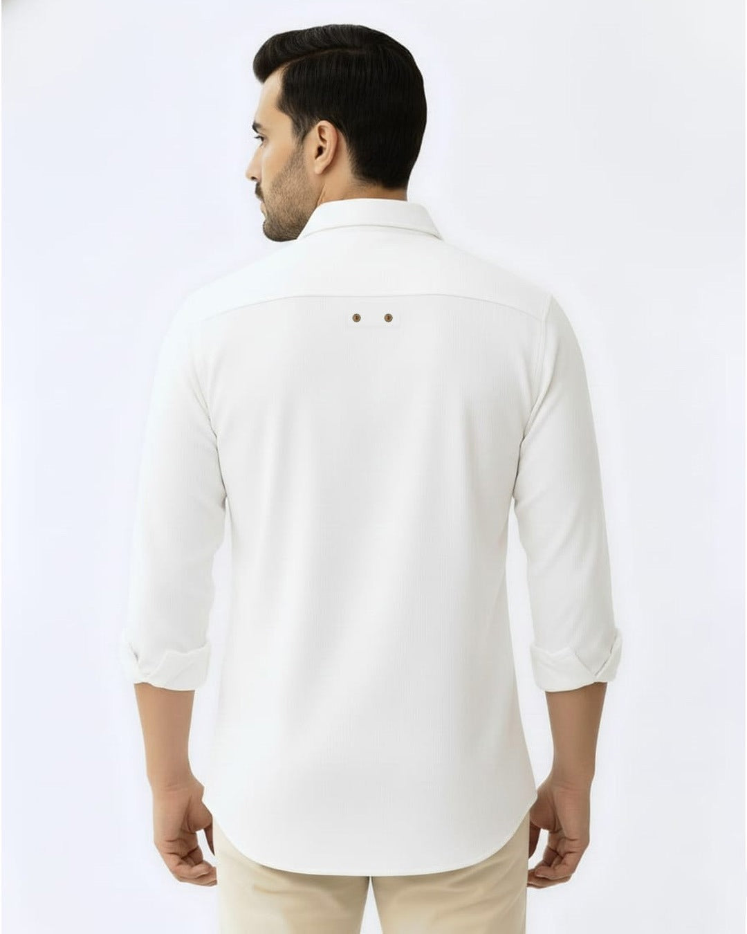 EXPEDITION PURE LINEN WHITE FULL SLEEVE SHIRT